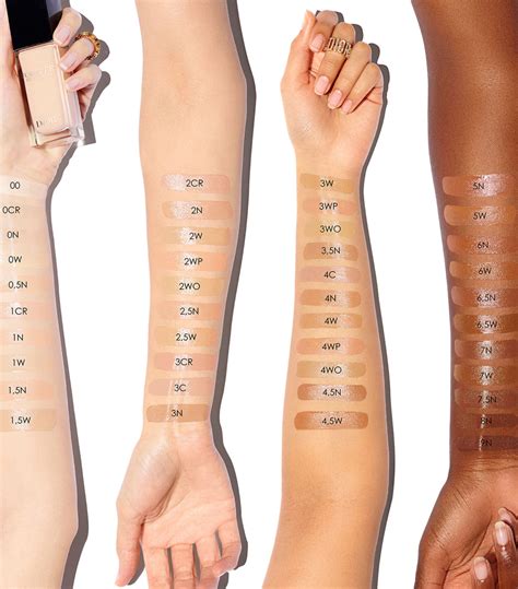 dior foundation forever skin glow 3n|dior forever foundation color chart.